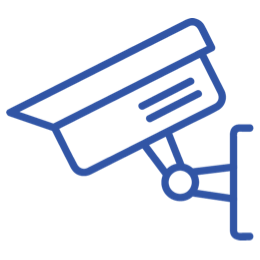 Remote surveillance camera icon
